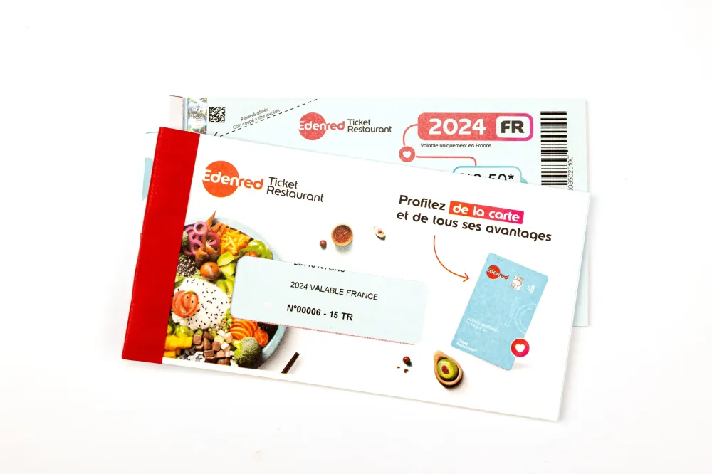 Tickets restaurant papier