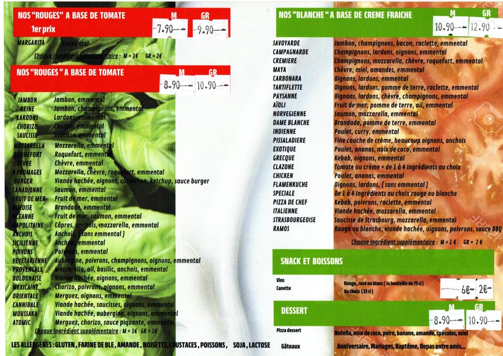 flyer pizza 2026 non PDF